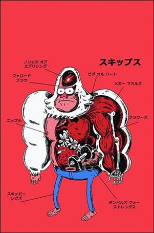 Regular Show: Skips issue 5-D Jimmy Giegerich 1:25 Virgin Cover