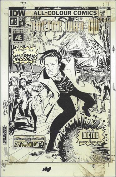 Doctor Who (2012) issue 15-B Mike Collins 1:10 Artist's Edition Cover