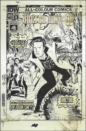 Doctor Who (2012) issue 15-B Mike Collins 1:10 Artist's Edition Cover
