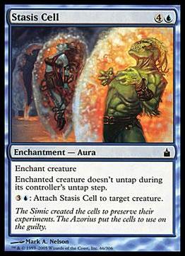 Magic the Gathering: Ravnica (Base Set)  card 66 Stasis Cell