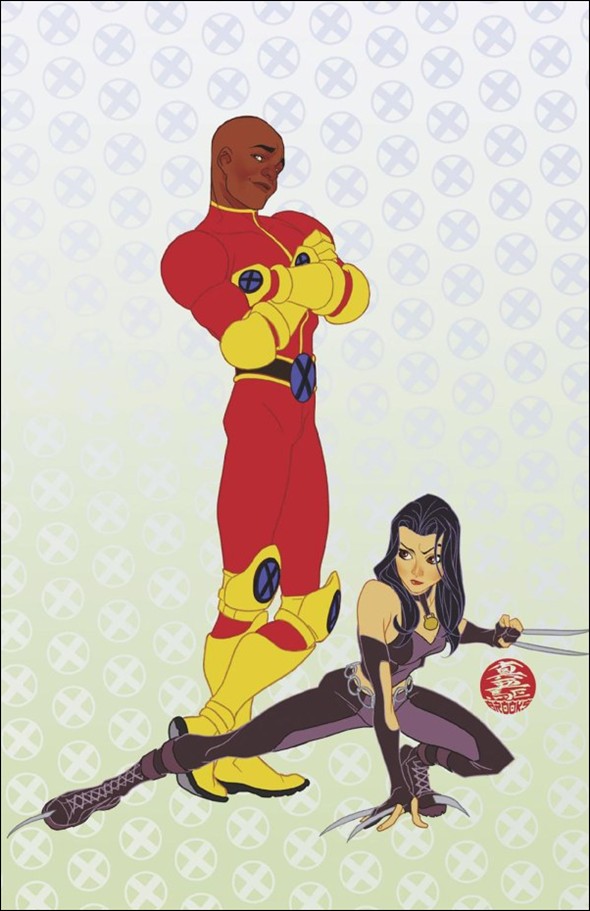 Laura Kinney: Wolverine issue 3-D Mark Brooks Animated-Style Virgin 1:50 Cover
