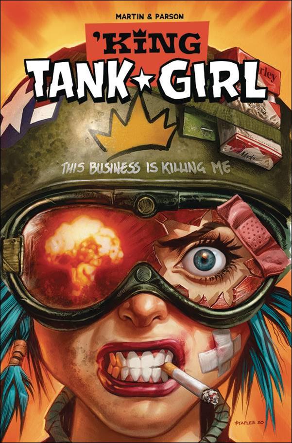 'King Tank Girl issue 4-B Greg Staples Cardstock Cover