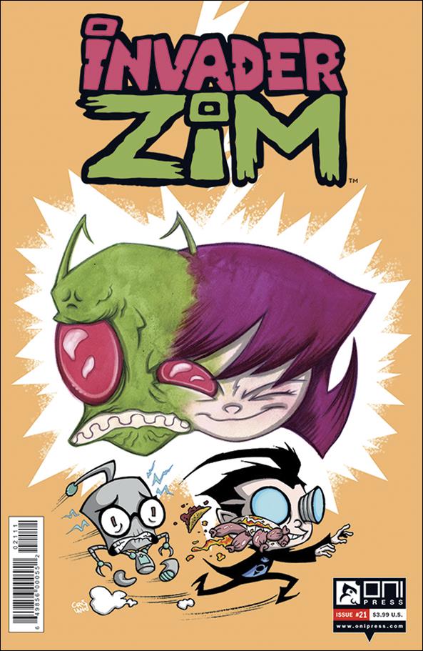 Invader Zim issue 21 Dave Crosland Cover