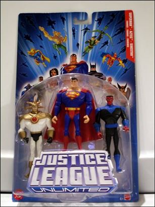 Justice League Unlimited (Animated) 3-packs figure 5-- Superman - Aztec - Sinestro