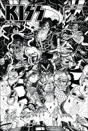 Kiss (2016) issue 2-D Nick Bradshaw 1:10 Black and White Cover