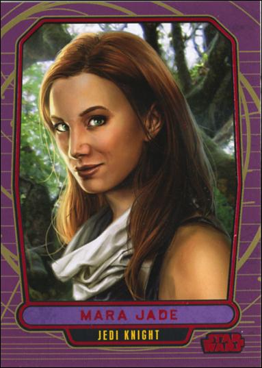 Star Wars Galactic Files (Red Foil Parallel Base Set) card 203 Mara Jade - Jedi Knight