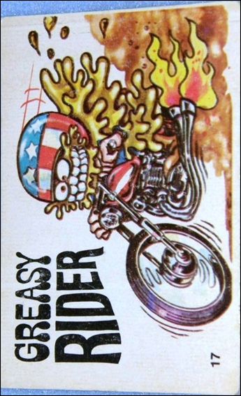 Silly Cycles (Base Set) card 17 Greasy Rider