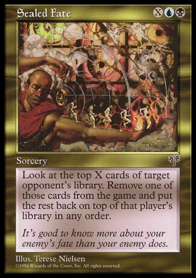 Magic the Gathering: Mirage (Base Set) card 282 Sealed Fate