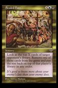 Magic the Gathering: Mirage (Base Set) card 282 Sealed Fate