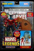 Marvel Legends (M.O.D.O.K. Series) figure 3 Captain Marvel (Genis-Vell - White Hair)
