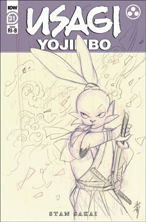 Usagi Yojimbo (2019) issue 31-C Peach Momoko 1:25 Sketch Cover
