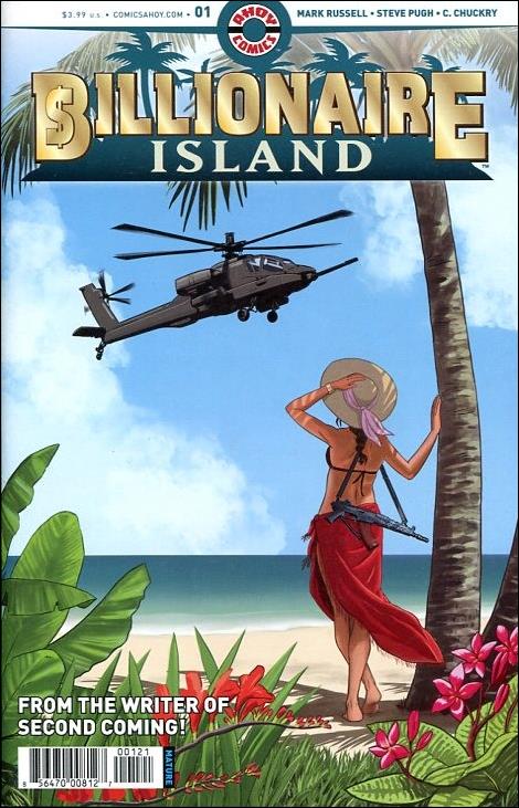 Billionaire Island issue 1-B Pia Guerra Cover