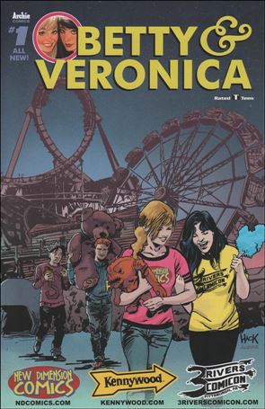 Betty and Veronica (2016) issue 1-YF Robert Hack New Dimension Comics Cover
