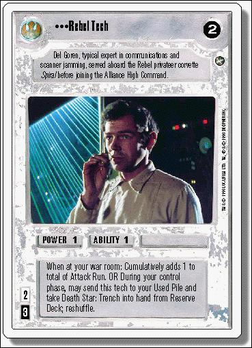 Star Wars: A New Hope Revised (Base Set) card 103 Rebel Tech