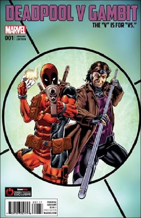 Deadpool v Gambit issue 1-E GameStop Exclusive Cover