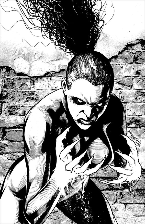 Madness issue 1-D Brandon Peterson 1:15 B&W Cover