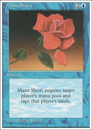 Magic the Gathering: 4th Edition (Base Set) card 85 Mana Short