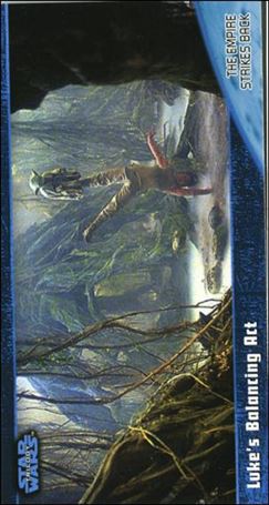 Star Wars Trilogy Widevision (Base Set) card 41 Luke's Balancing Act