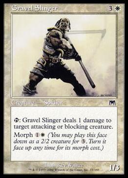 Magic the Gathering: Onslaught (Base Set) card 33 Gravel Slinger