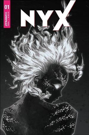Nyx (2021) issue 1-J Rose Besch 1:10 Black & White Cover