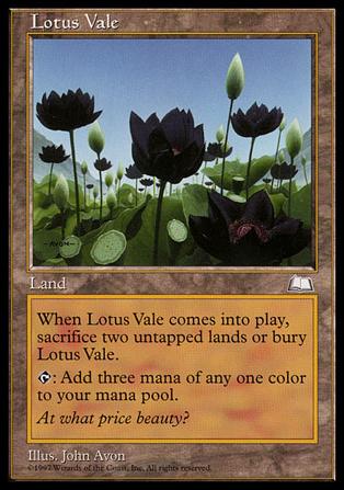 Magic the Gathering: Weatherlight (Base Set) card 165 Lotus Vale