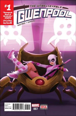 Unbelievable Gwenpool issue 7 Helen Chen Cover