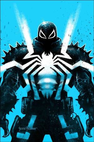 Venom (2018) issue 29-F Tyler Kirkham Unknown Comics Blue Virgin Cover