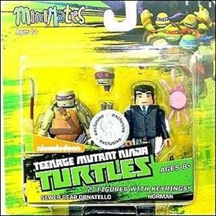 Teenage Mutant Ninja Turtles Minimates (2-Packs) figure 6 Sewer Gear Donatello and Norman