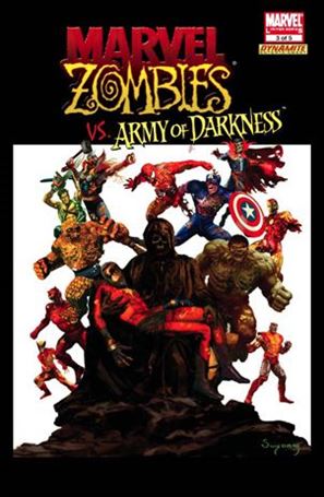 Marvel Zombies/Army of Darkness issue 3-B Marvel Graphic Novel #1 Homage Cover 1/3000