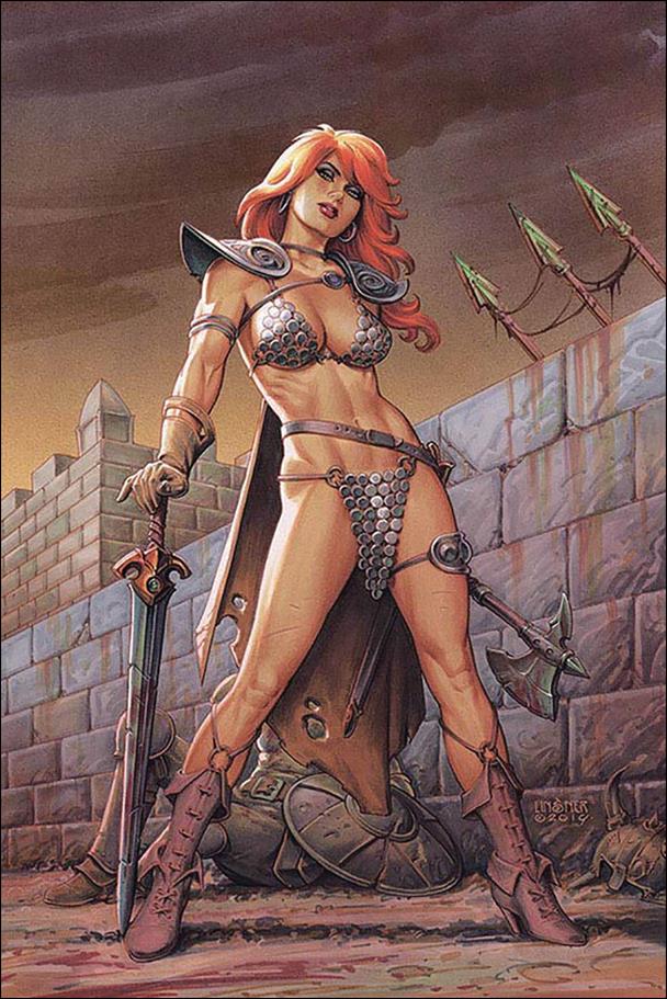 Red Sonja (2019) issue 12-P Joseph Michael Linsner Limited Virgin Cover
