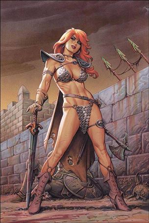 Red Sonja (2019) issue 12-P Joseph Michael Linsner Limited Virgin Cover