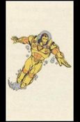 Marvel Vision (Tattoo Subset) card nn 10 Iron Man Aqua Armor