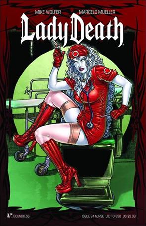 Lady Death (2010) issue 24-I Nurse Cover 1/850