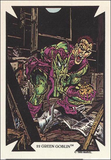 Todd McFarlane Super Heroes: Series 1 (Base Set) card 22 Green Goblin