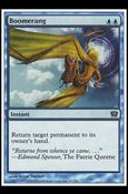 Magic the Gathering: 9th Edition (Base Set) card 66 Boomerang