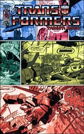 Transformers: Target 2006 issue 5-D Cardstock Retro Cover