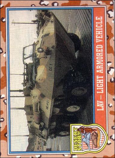 Desert Storm: Series 2 (Base Set) card 100 LAV-Light Armored Vehicle