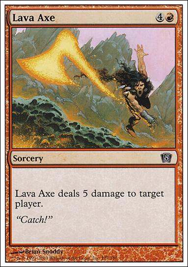 Magic the Gathering: 8th Edition (Base Set) card 197 Lava Axe