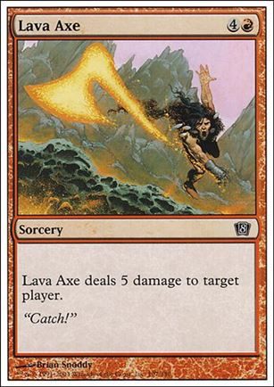 Magic the Gathering: 8th Edition (Base Set) card 197 Lava Axe