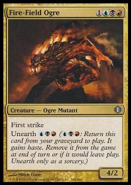 Magic the Gathering: Shards of Alara (Base Set) card 168 Fire-Field Ogre
