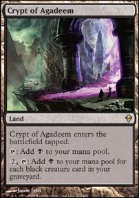 Magic The Gathering: Zendikar (Base Set) card 212 Crypt Of Agadeem