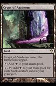 Magic The Gathering: Zendikar (Base Set) card 212 Crypt Of Agadeem
