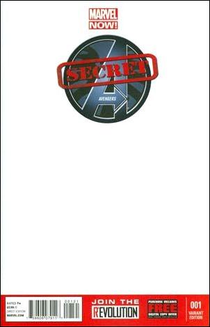 Secret Avengers (2013) issue 1-F Blank/Sketch Cover