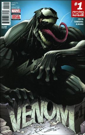 Venom (2017) issue 1-U Gerardo Sandoval Cover (2nd Printing)