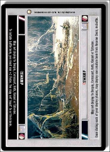 Star Wars: Special Edition Limited (Base Set) card 285 Swamp