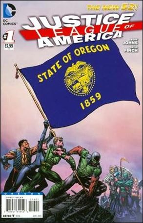 Justice League of America (2013)  issue 1-NL Oregon State Flag Cover