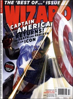 Wizard: The Magazine of Comics, Entertainment and Pop Culture issue 220 Alex Ross Captain America Cover