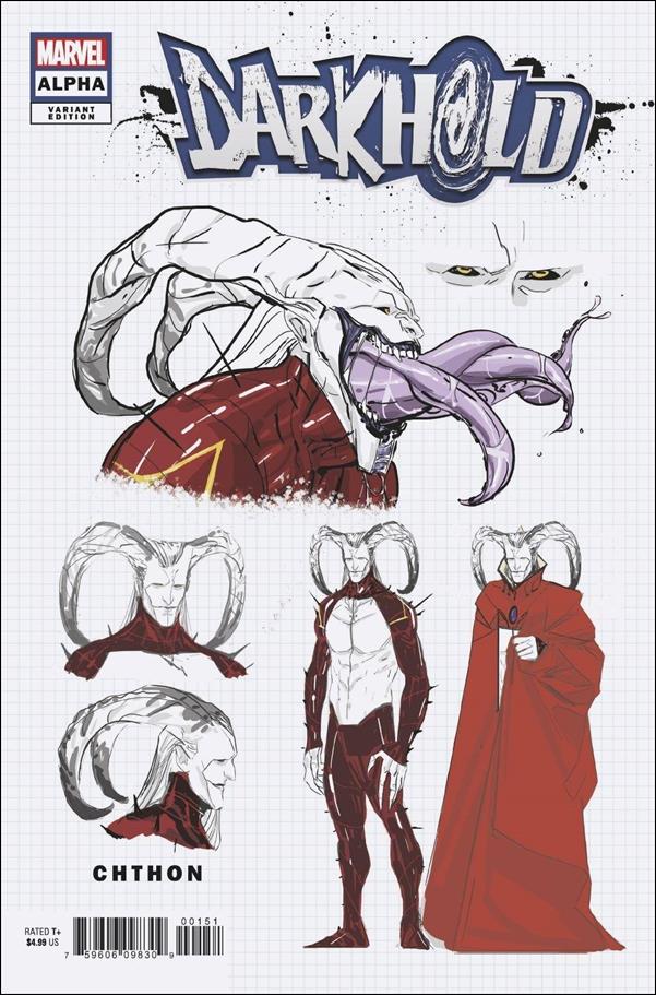 Darkhold Alpha issue 1-D Cian Tormey 1:10 Design Cover