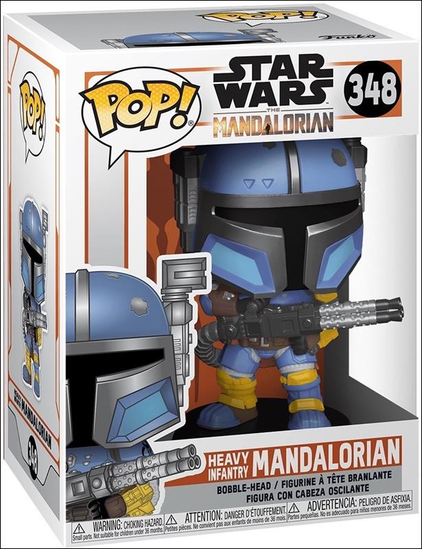 POP! Star Wars figure 348 Heavy Infantry Mandalorian