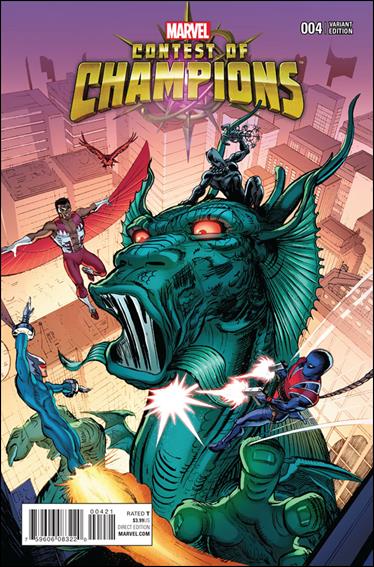 Contest of Champions issue 4-E Trevor Von Eeden 1:25 Cover